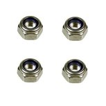 Borgmoer - zeskant - M6 - set van 4 stuks Borgmoer - zeskant - M6 - set van 4 stuks
