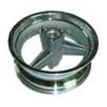 Velg - Voor (voor enkele schijfrem) - Standaardkleur: zilvergrijs Velg - Voor (voor enkele schijfrem) - Standaardkleur: zilvergrijs