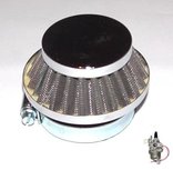 Race Luchtfilter - voor de standaard (12mm) carburateur - bevestigingsdiameter: 44mm Race Luchtfilter - voor de standaard (12mm) carburateur - bevestigingsdiameter: 44mm