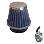 Race Luchtfilter - High Performance - voor de standaard (14mm) carburateur of dellorto imi (14mm) carburateur - bevestigingsdiameter: 58mm Race Luchtfilter - High Performance - voor de standaard (14mm) carburateur of dellorto imi (14mm) carburateur - bevestigingsdiameter: 58mm