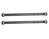 Voorwielas (19cm) + Achterwielas (23cm) - set - 10mm dik Voorwielas (19cm) + Achterwielas (23cm) - set - 10mm dik