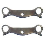 Kroonplaat - kleur: ZILVER - set: boven & onder