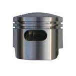 Zuiger met extra spoelpoort (Boosterpoort) voor de Bigborekits - 49cc - Boring 44mm - Pistonpen 10mm Zuiger met extra spoelpoort (Boosterpoort) voor de Bigborekits - 49cc - Boring 44mm - Pistonpen 10mm