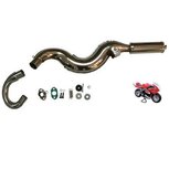 Race uitlaat voor de meeste 47cc / 49cc minibikes, bruut geluid en meer vermogen Race uitlaat voor de meeste 47cc / 49cc minibikes, bruut geluid en meer vermogen