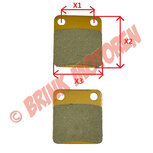 Quad ATV Bashan achter remblokken